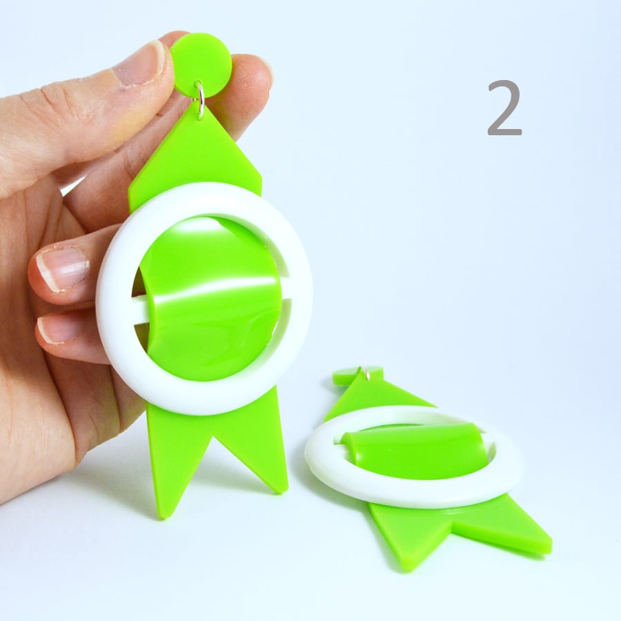 Buckle Earrings 1 and 2